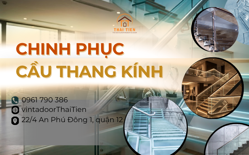 Cầu thang kính có bị rung lắc không? Nguyên nhân và cách khắc phục triệt để từ chuyên gia